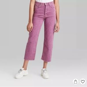 Wild Fable Purple Highest Rise Purple Jeans